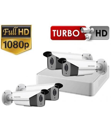 Sistem supraveghere 4 camere 2 MP Turbo HD exterior